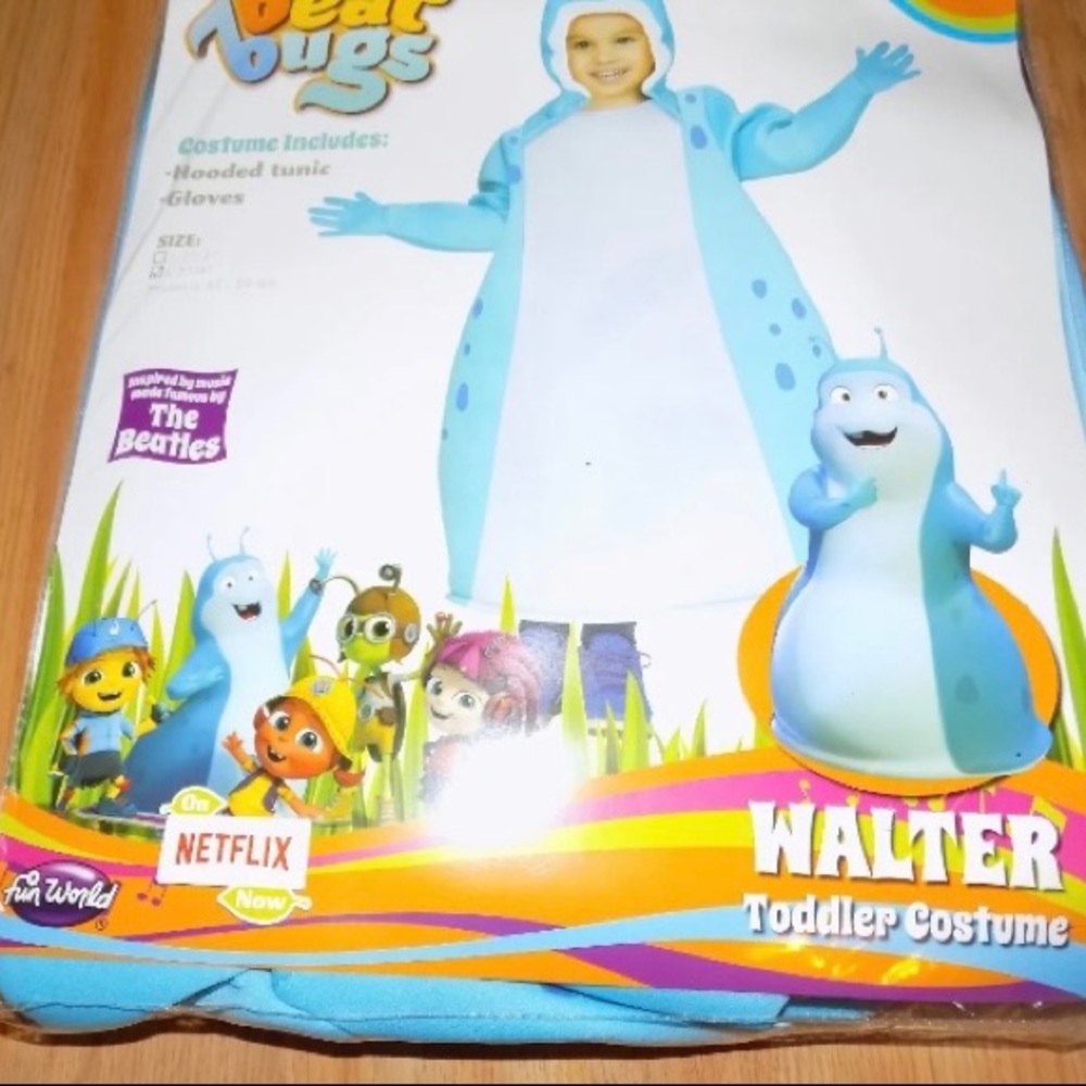 Toddler Size 3-4T The Beatles Beat Bugs Walter Halloween Costume Fun World New
